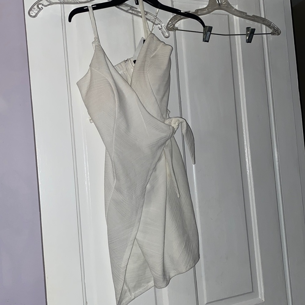 Short, white dress